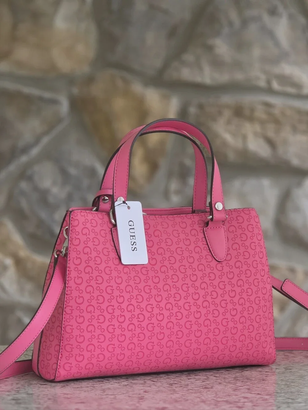 Guess Pink Crossbody Satchel